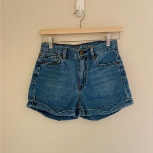 American Eagle Outfitters Blue Jean Shorts High-Waisted
